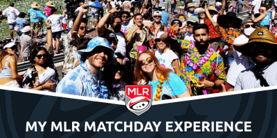 MLR Matchday blog